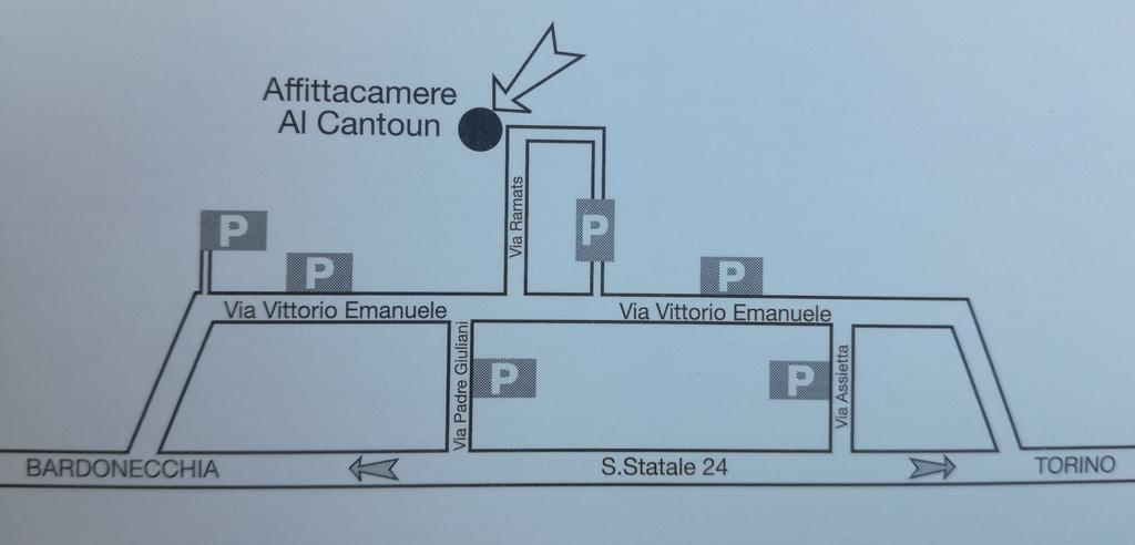 Affittacamere Al Cantoun Chiomonte Exterior photo